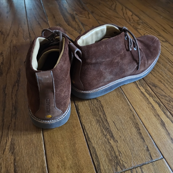 Men's Samuel Hubbard Brown Suede Low Boots Size 12 - Picture 5 of 9